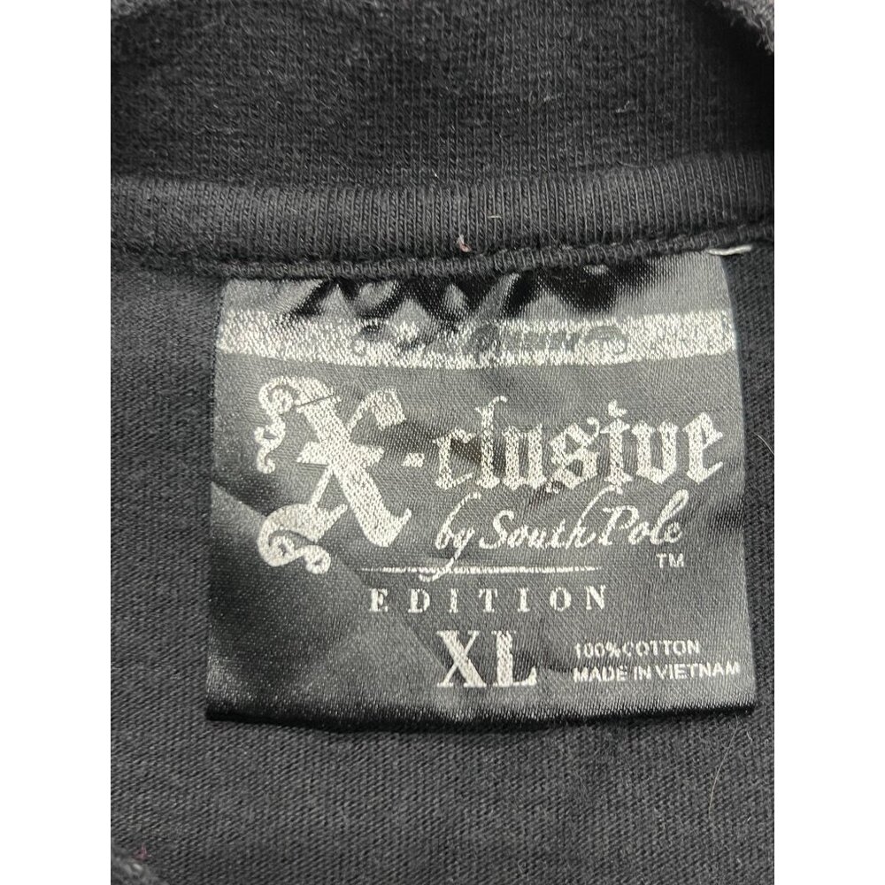 Vintage 90's South Pole X-clusive Edition Black Sleeveless Men's Top XL - Picture 3 of 6